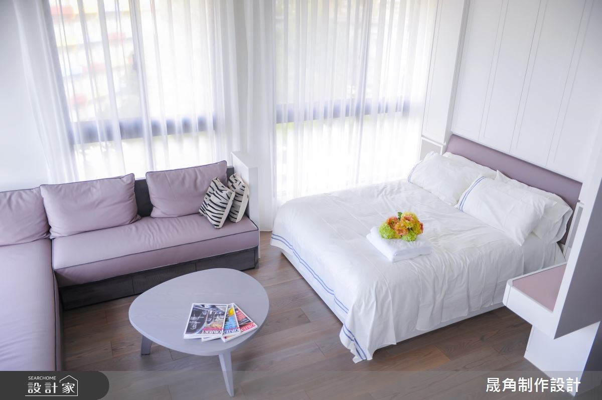 26坪新成屋(5年以下)＿奢華風臥室案例圖片＿晟角制作設計有限公司＿晟角_微光之5