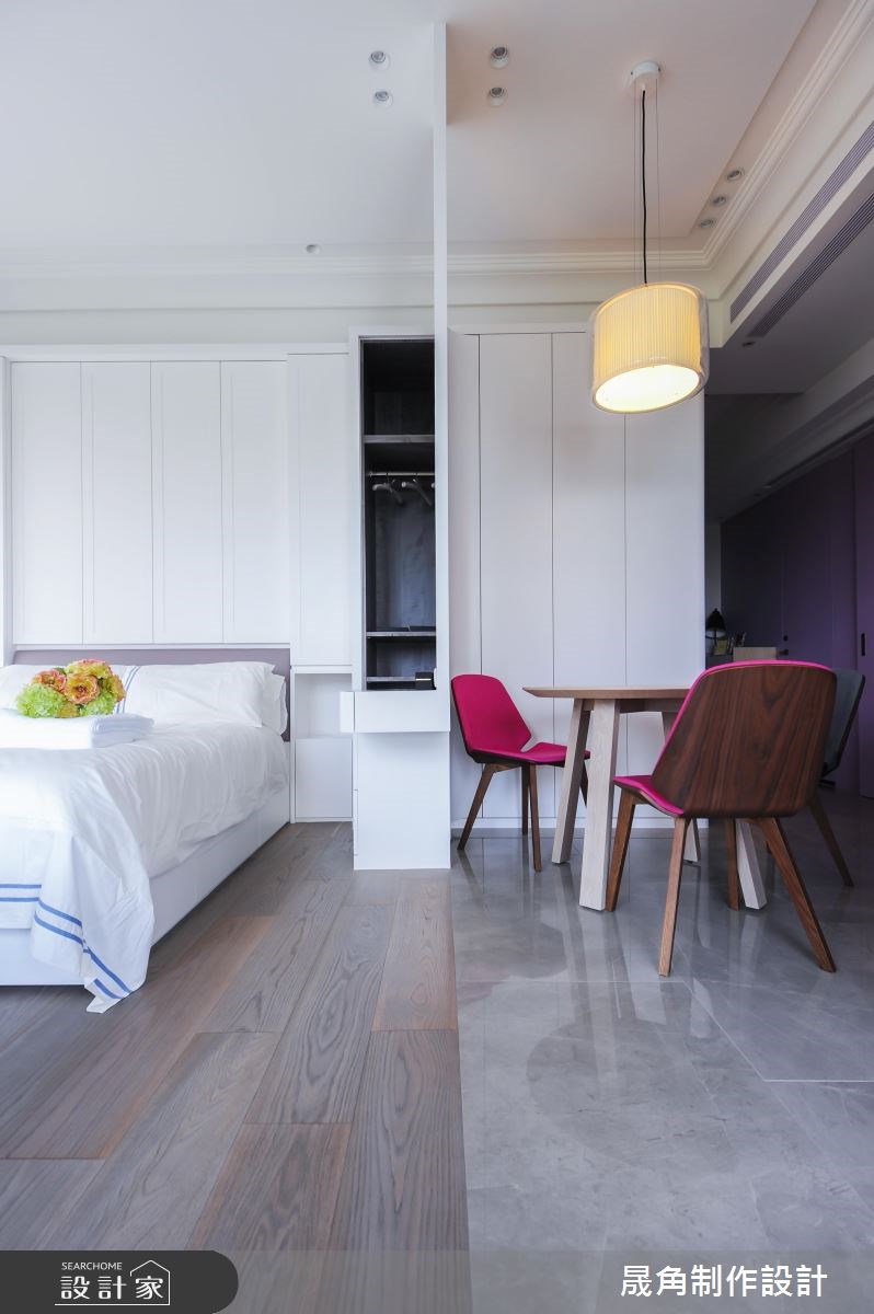 26坪新成屋(5年以下)＿奢華風餐廳臥室案例圖片＿晟角制作設計有限公司＿晟角_微光之9