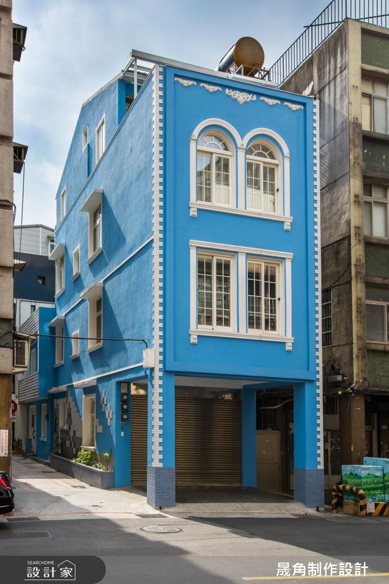 120坪老屋(16~30年)＿混搭風案例圖片＿晟角制作設計有限公司＿晟角_藍屋之2