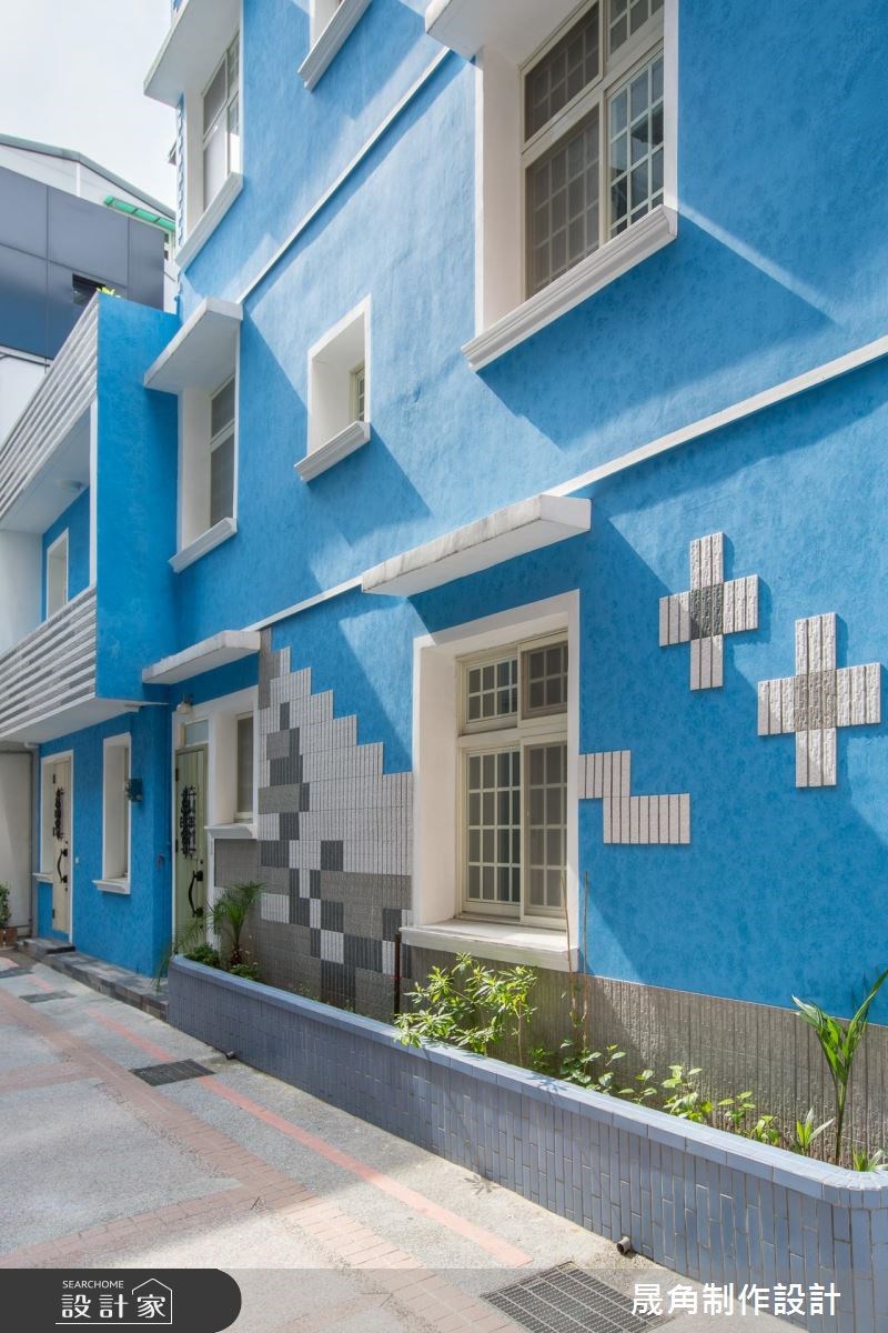 120坪老屋(16~30年)＿混搭風案例圖片＿晟角制作設計有限公司＿晟角_藍屋之3