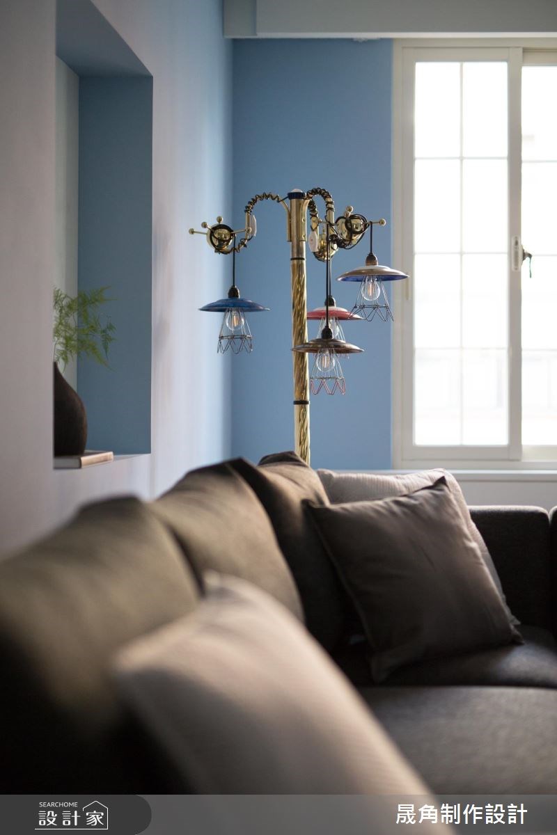 120坪老屋(16~30年)＿混搭風客廳案例圖片＿晟角制作設計有限公司＿晟角_藍屋之9
