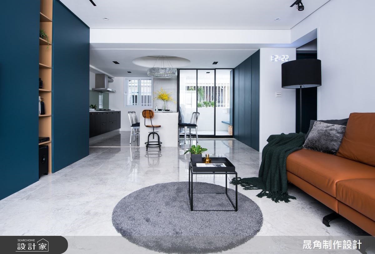 40坪老屋(16~30年)＿現代風客廳餐廳廚房案例圖片＿晟角制作設計有限公司＿晟角_時光之2