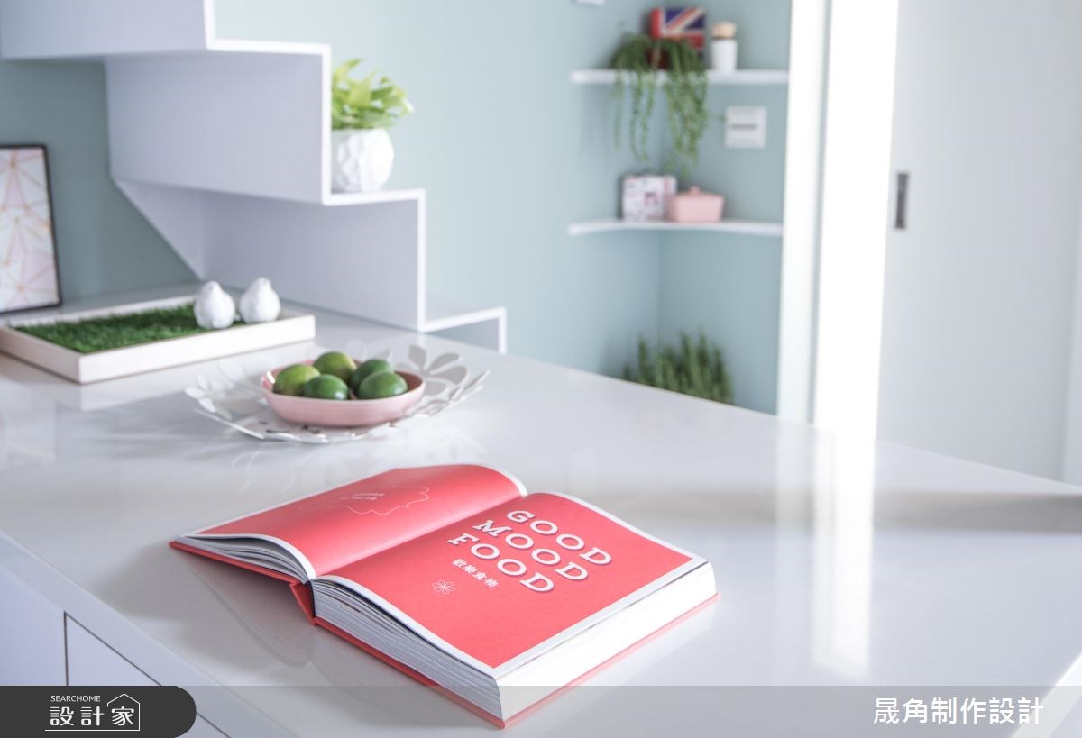 26坪中古屋(5~15年)＿北歐風餐廳廚房樓梯案例圖片＿晟角制作設計有限公司＿晟角_純真之9