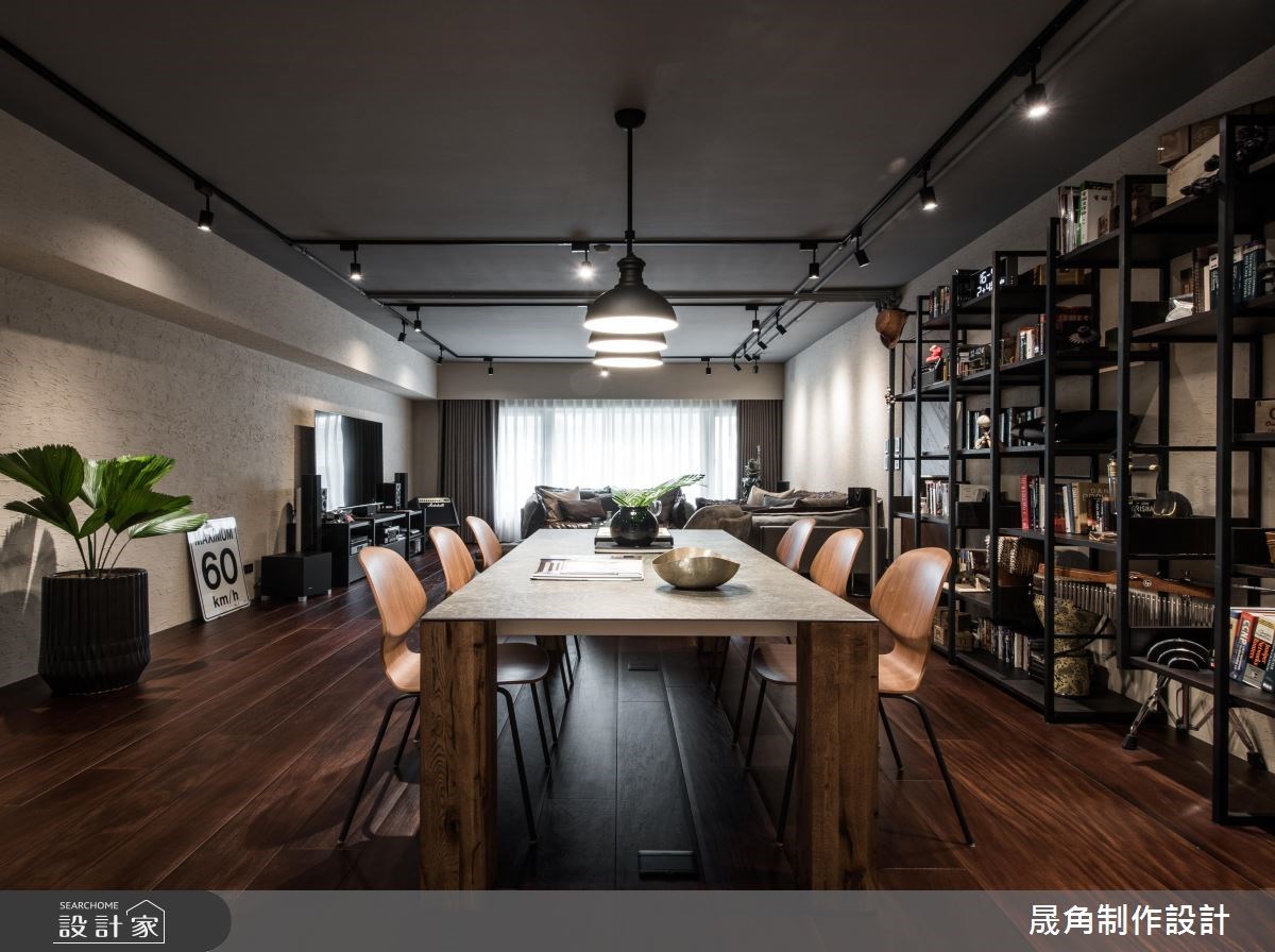 60坪新成屋(5年以下)＿現代風客廳餐廳案例圖片＿晟角制作設計有限公司＿晟角_爵士之3