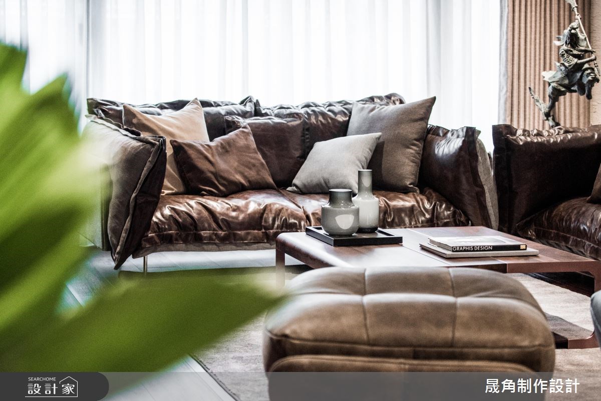 60坪新成屋(5年以下)＿現代風客廳案例圖片＿晟角制作設計有限公司＿晟角_爵士之7