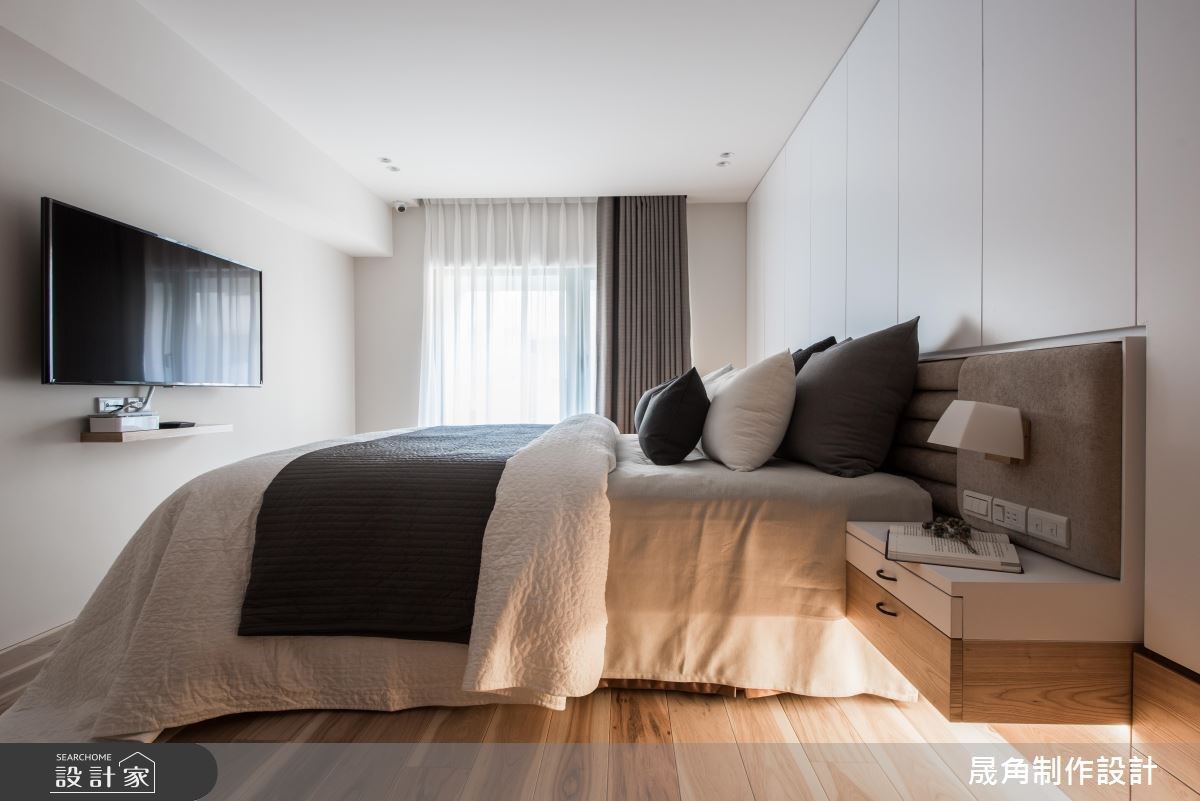 60坪新成屋(5年以下)＿現代風臥室案例圖片＿晟角制作設計有限公司＿晟角_爵士之14