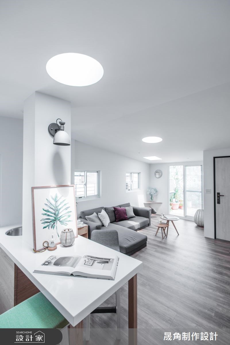 50坪老屋(16~30年)＿北歐風客廳案例圖片＿晟角制作設計有限公司＿晟角_卡農之22