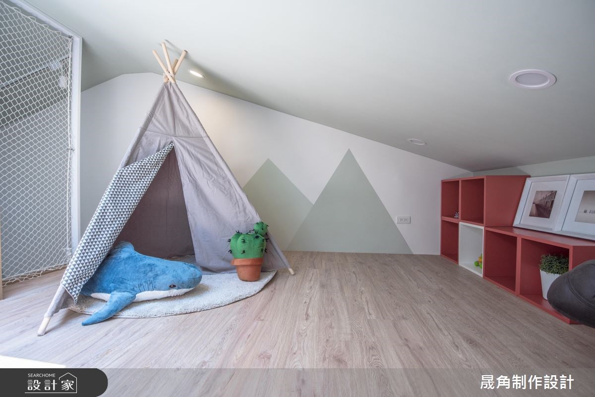 20坪老屋(16~30年)＿北歐風兒童房兒童房案例圖片＿晟角制作設計有限公司＿晟角_森徑之5