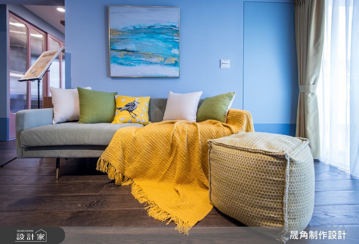 30坪中古屋(5~15年)＿北歐風客廳案例圖片＿晟角制作設計有限公司＿晟角_探戈之4