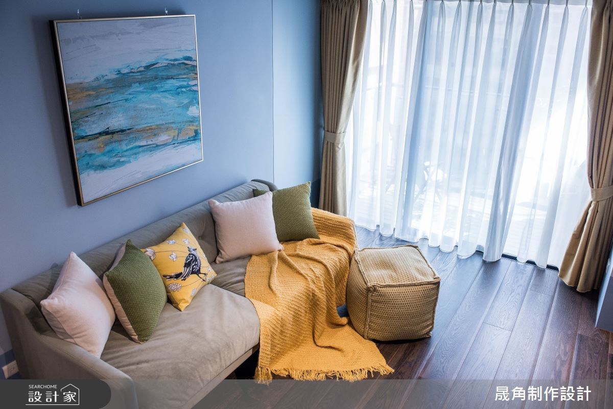 30坪中古屋(5~15年)＿北歐風客廳案例圖片＿晟角制作設計有限公司＿晟角_探戈之5