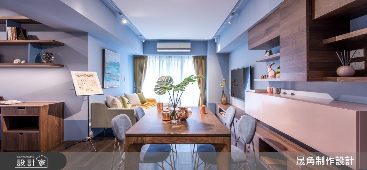30坪中古屋(5~15年)＿北歐風客廳餐廳案例圖片＿晟角制作設計有限公司＿晟角_探戈之10