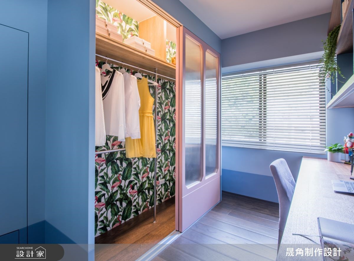 30坪中古屋(5~15年)＿北歐風更衣間案例圖片＿晟角制作設計有限公司＿晟角_探戈之16