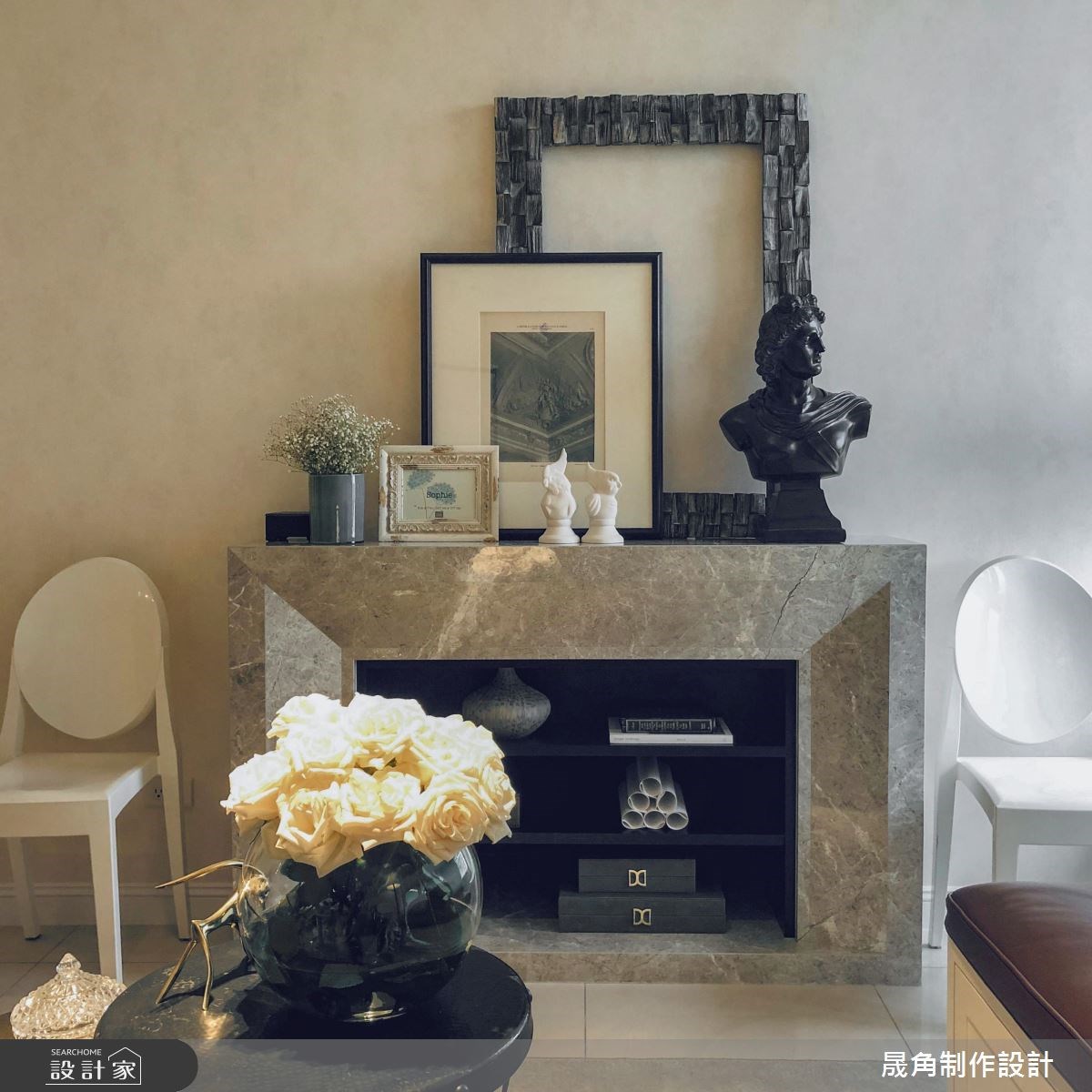 26坪新成屋(5年以下)＿新古典客廳案例圖片＿晟角制作設計有限公司＿晟角_繆斯之22