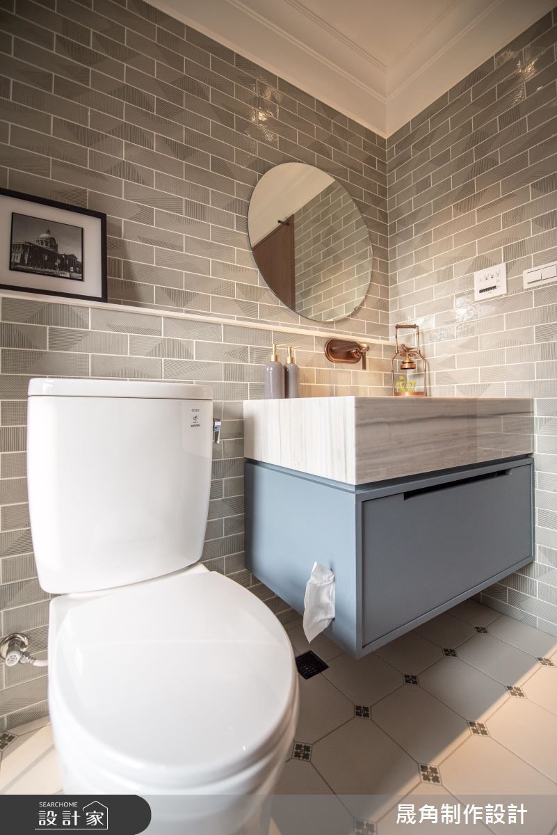 45坪中古屋(5~15年)＿新古典浴室案例圖片＿晟角制作設計有限公司＿晟角_青鳥之22