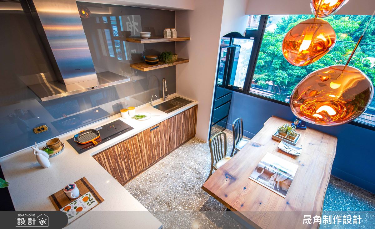 35坪老屋(16~30年)＿混搭風廚房案例圖片＿晟角制作設計有限公司＿晟角_潮聲之9