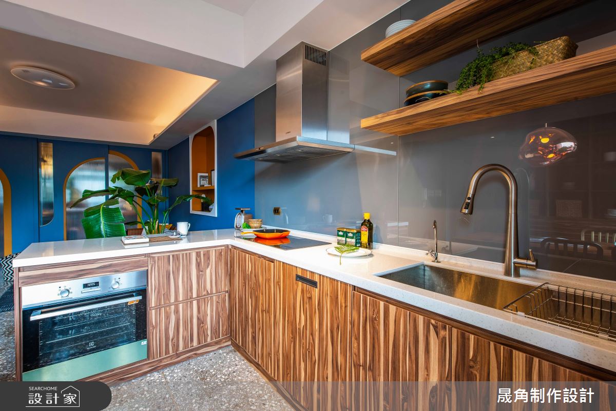 35坪老屋(16~30年)＿混搭風廚房案例圖片＿晟角制作設計有限公司＿晟角_潮聲之10