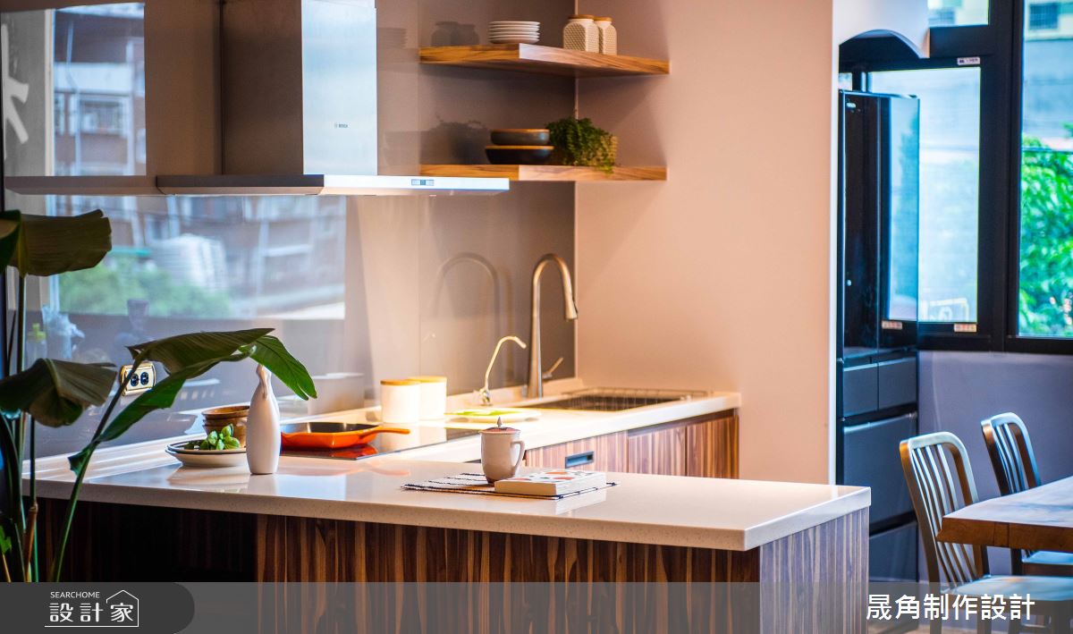 35坪老屋(16~30年)＿混搭風廚房案例圖片＿晟角制作設計有限公司＿晟角_潮聲之7