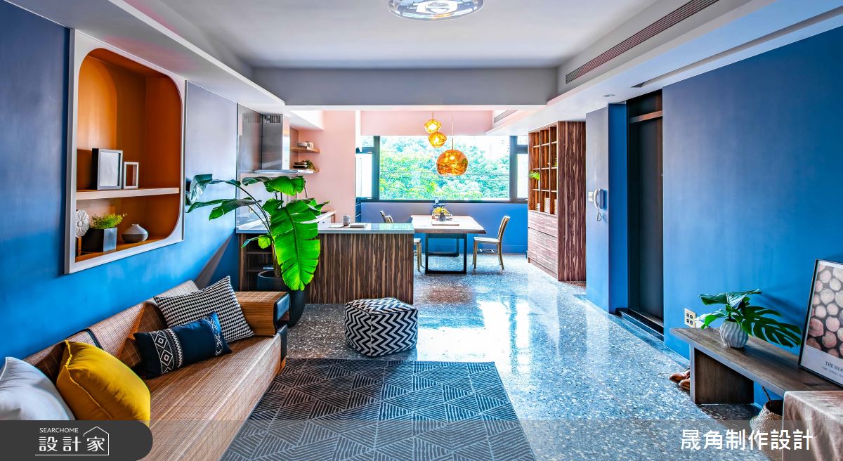35坪老屋(16~30年)＿混搭風客廳案例圖片＿晟角制作設計有限公司＿晟角_潮聲之5
