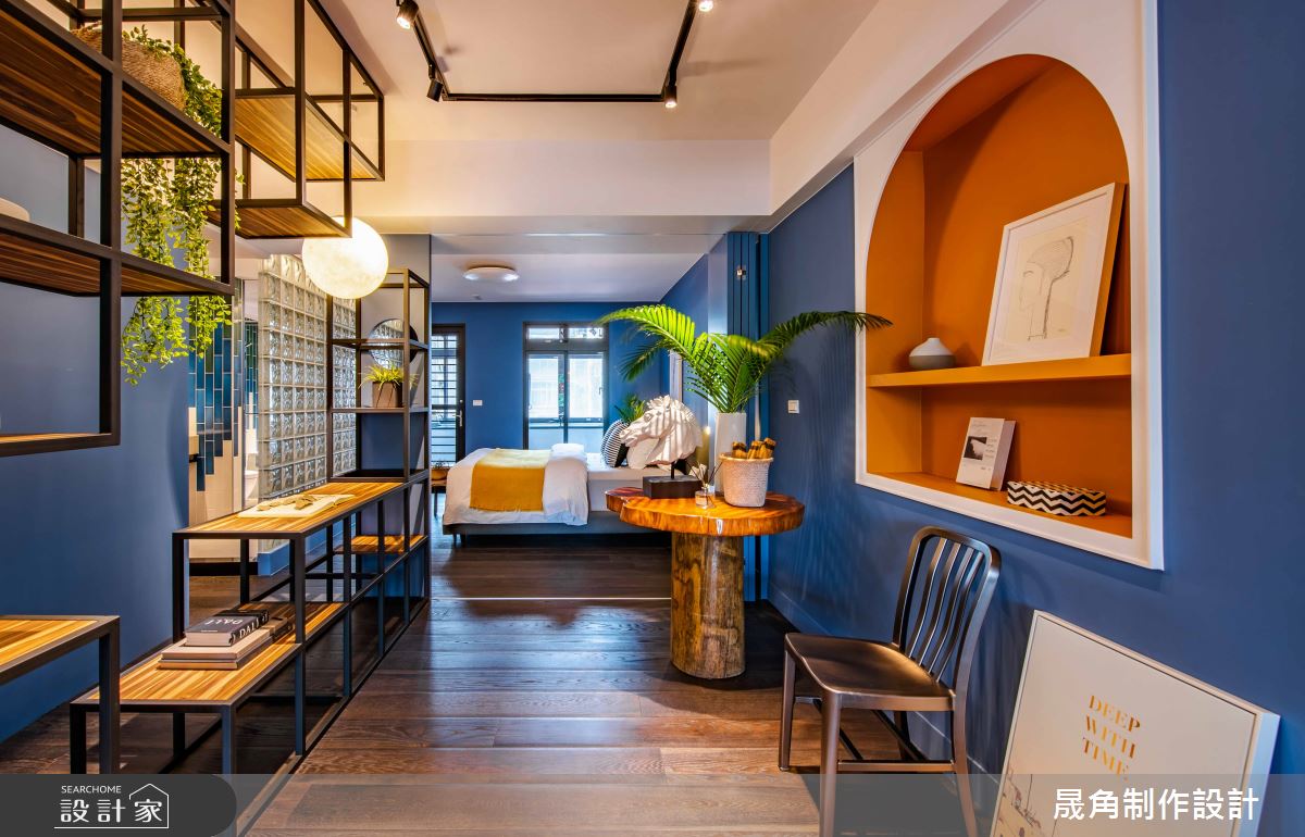 35坪老屋(16~30年)＿混搭風臥室案例圖片＿晟角制作設計有限公司＿晟角_潮聲之14