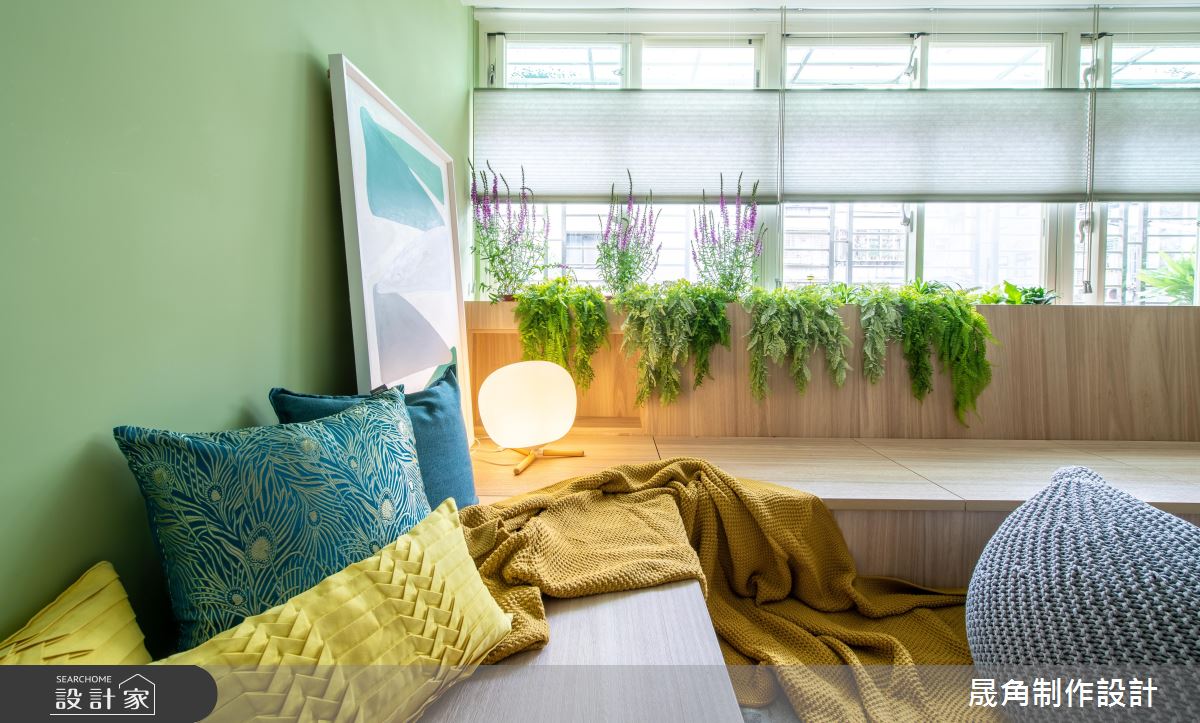 40坪老屋(16~30年)＿混搭風客廳臥榻案例圖片＿晟角制作設計有限公司＿晟角_朝晨之7