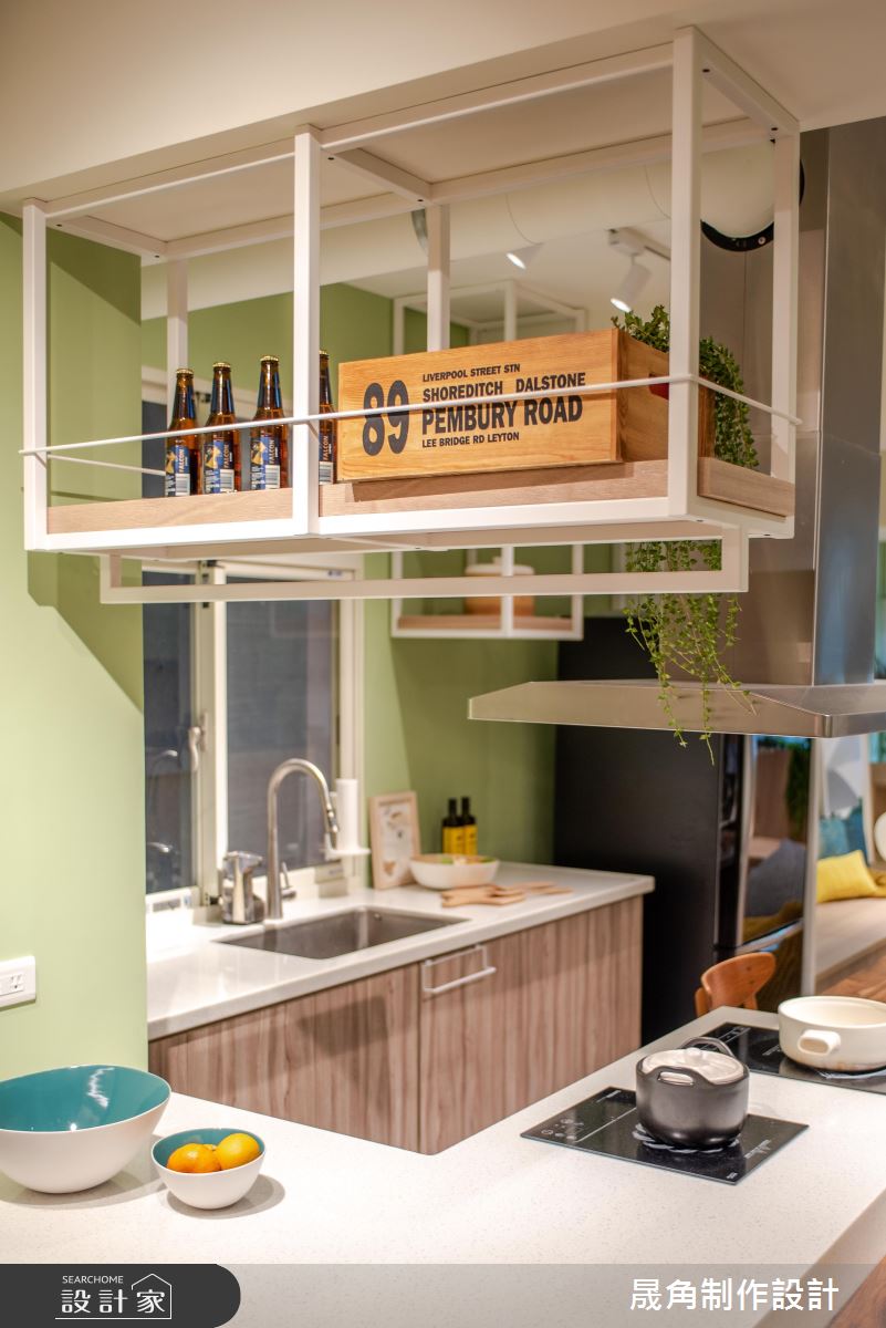 40坪老屋(16~30年)＿混搭風廚房案例圖片＿晟角制作設計有限公司＿晟角_朝晨之14