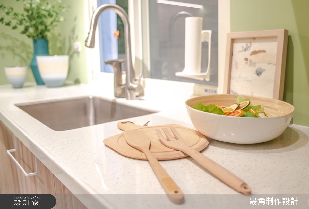 40坪老屋(16~30年)＿混搭風廚房案例圖片＿晟角制作設計有限公司＿晟角_朝晨之15