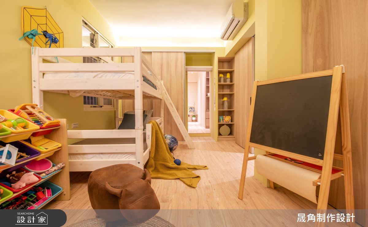 40坪老屋(16~30年)＿混搭風兒童房兒童房案例圖片＿晟角制作設計有限公司＿晟角_朝晨之20