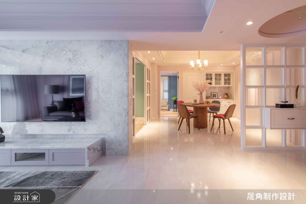 50坪新成屋(5年以下)＿新古典案例圖片＿晟角制作設計有限公司＿晟角_薔薇之7