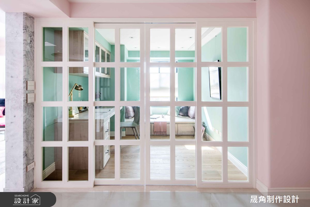 50坪新成屋(5年以下)＿新古典書房案例圖片＿晟角制作設計有限公司＿晟角_薔薇之12