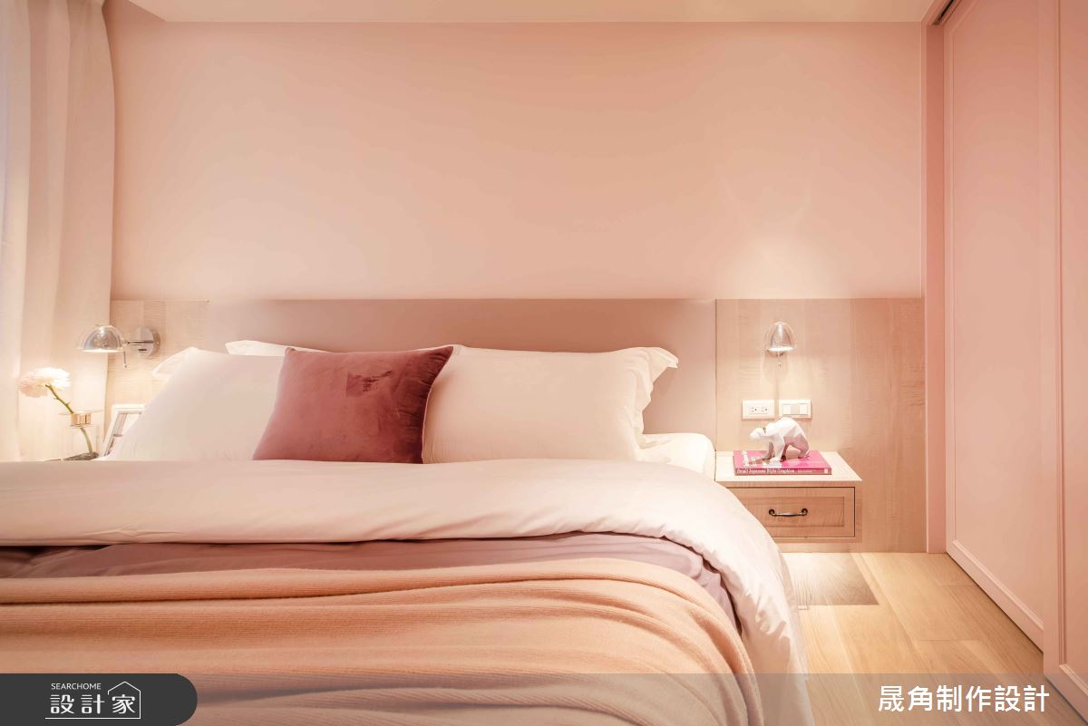 50坪新成屋(5年以下)＿新古典臥室案例圖片＿晟角制作設計有限公司＿晟角_薔薇之17