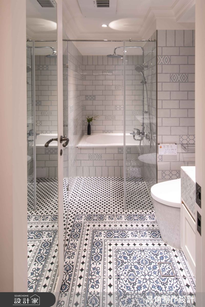 50坪新成屋(5年以下)＿新古典浴室案例圖片＿晟角制作設計有限公司＿晟角_薔薇之22