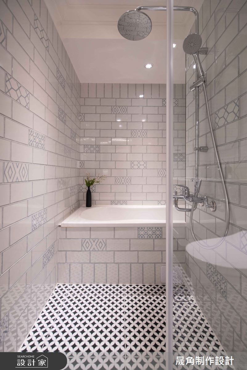 50坪新成屋(5年以下)＿新古典浴室案例圖片＿晟角制作設計有限公司＿晟角_薔薇之23