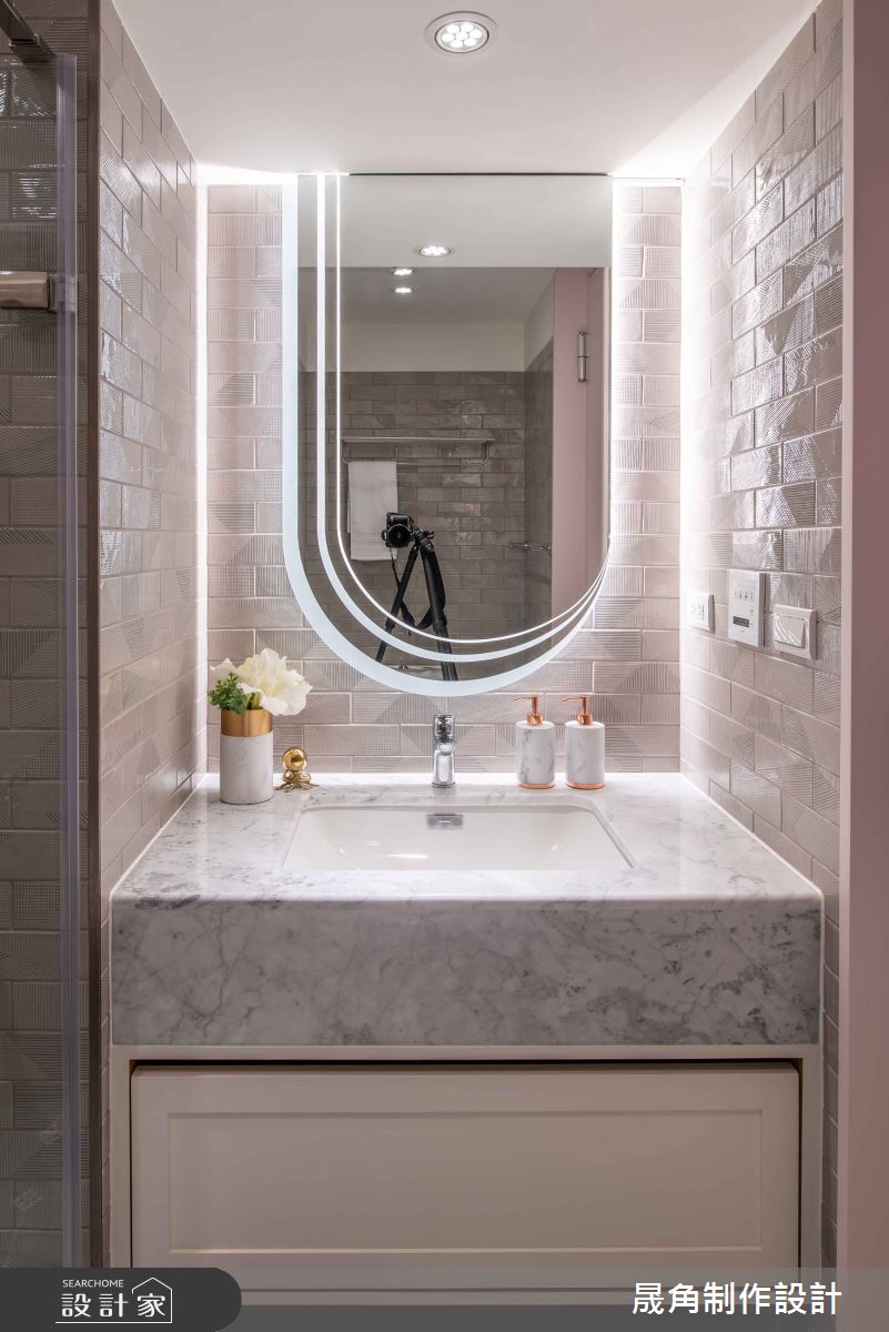 50坪新成屋(5年以下)＿新古典浴室案例圖片＿晟角制作設計有限公司＿晟角_薔薇之25