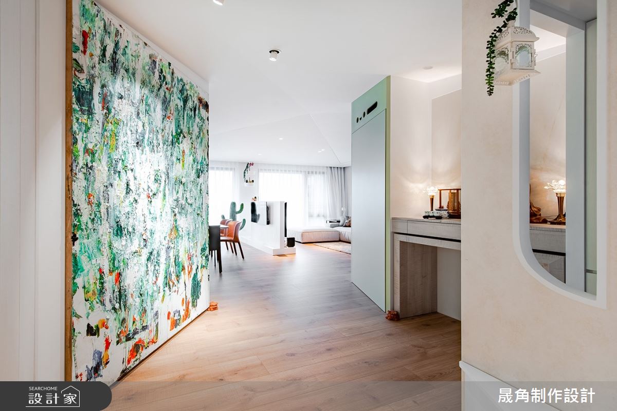 60坪新成屋(5年以下)＿北歐風案例圖片＿晟角制作設計有限公司＿晟角_風稜之1