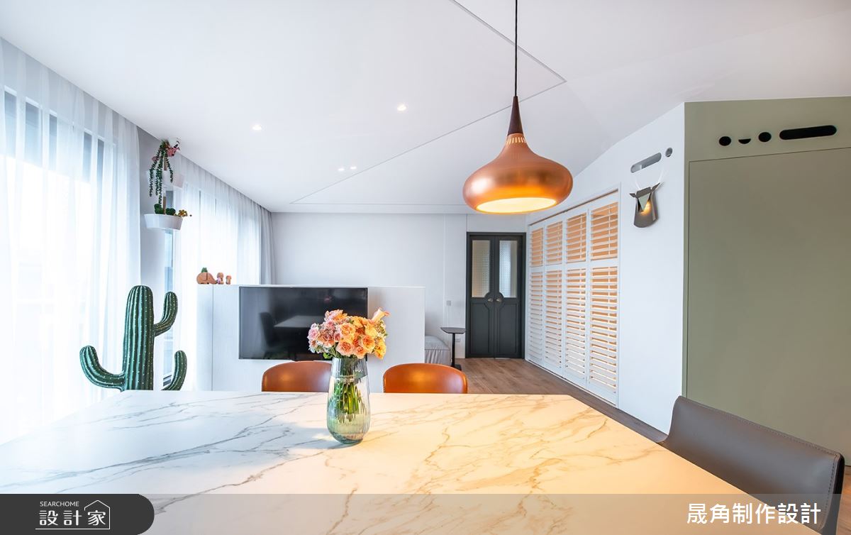 60坪新成屋(5年以下)＿北歐風餐廳案例圖片＿晟角制作設計有限公司＿晟角_風稜之8