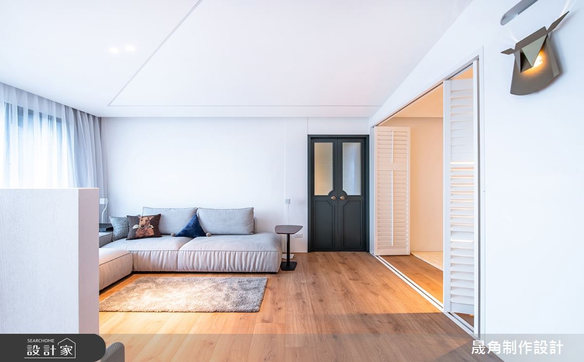 60坪新成屋(5年以下)＿北歐風客廳案例圖片＿晟角制作設計有限公司＿晟角_風稜之9