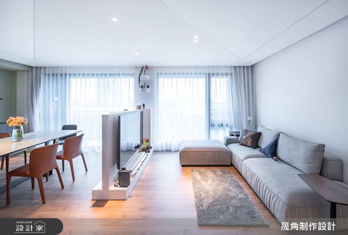 60坪新成屋(5年以下)＿北歐風客廳案例圖片＿晟角制作設計有限公司＿晟角_風稜之11