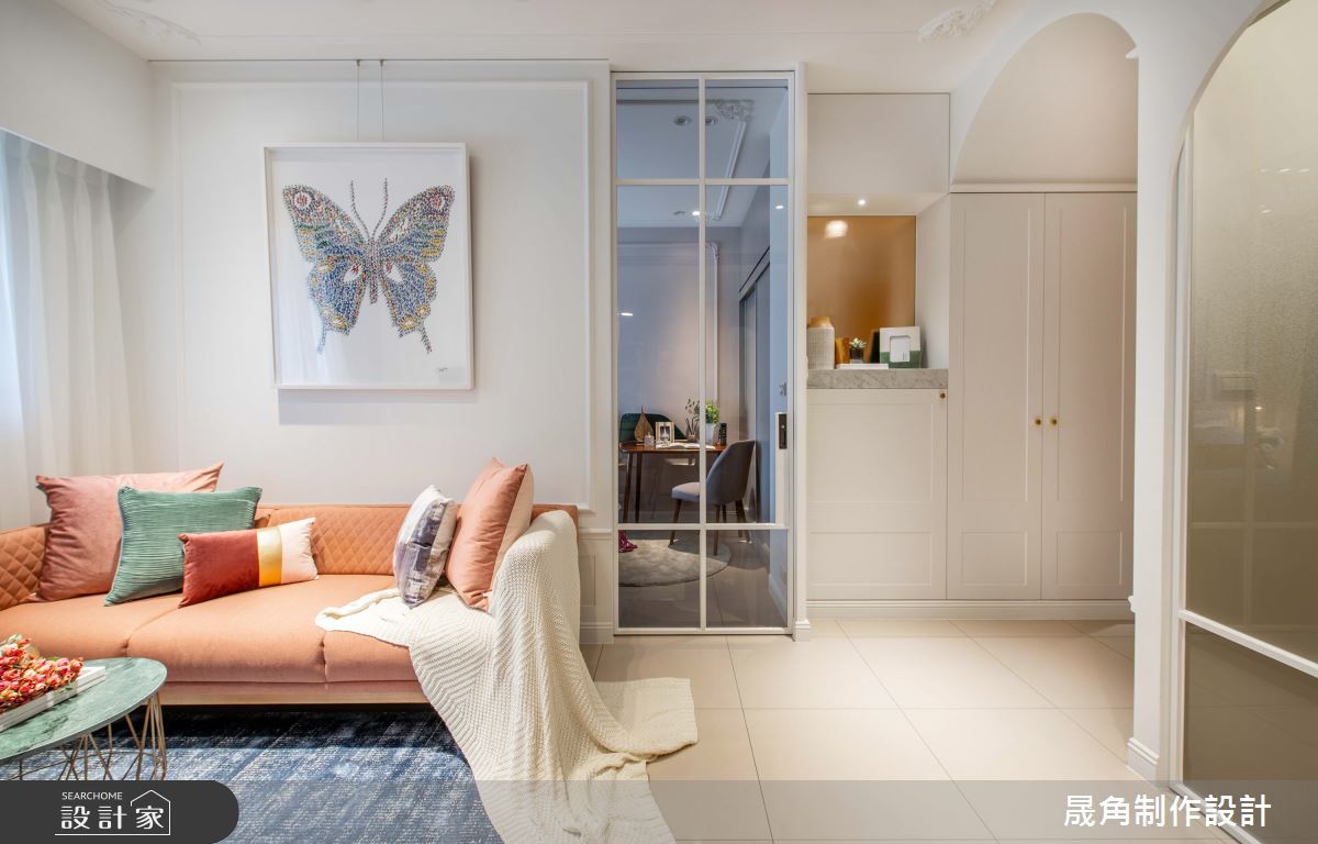 30坪新成屋(5年以下)＿新古典客廳案例圖片＿晟角制作設計有限公司＿晟角_香榭之2