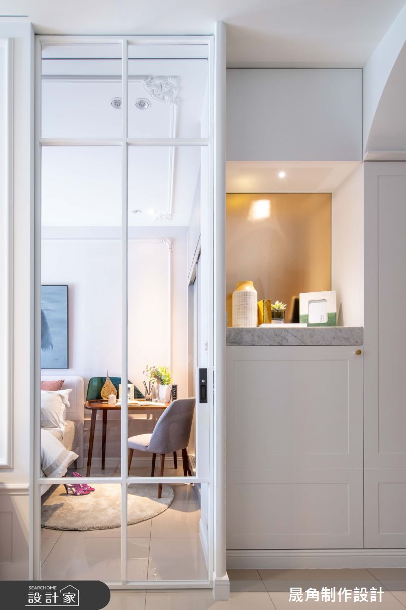 30坪新成屋(5年以下)＿新古典玄關案例圖片＿晟角制作設計有限公司＿晟角_香榭之3