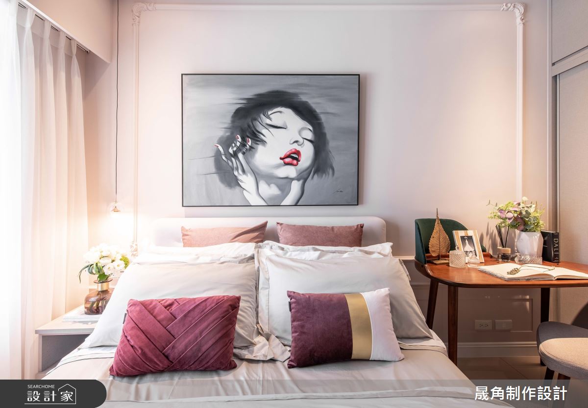 30坪新成屋(5年以下)＿新古典臥室案例圖片＿晟角制作設計有限公司＿晟角_香榭之11