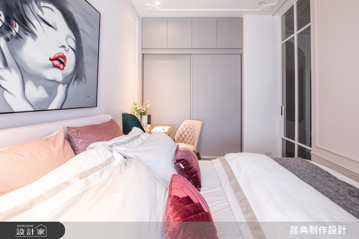 30坪新成屋(5年以下)＿新古典臥室案例圖片＿晟角制作設計有限公司＿晟角_香榭之13