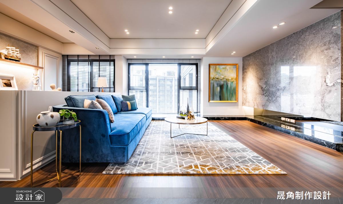 62坪新成屋(5年以下)＿新古典客廳案例圖片＿晟角制作設計有限公司＿晟角_碧凝青之8