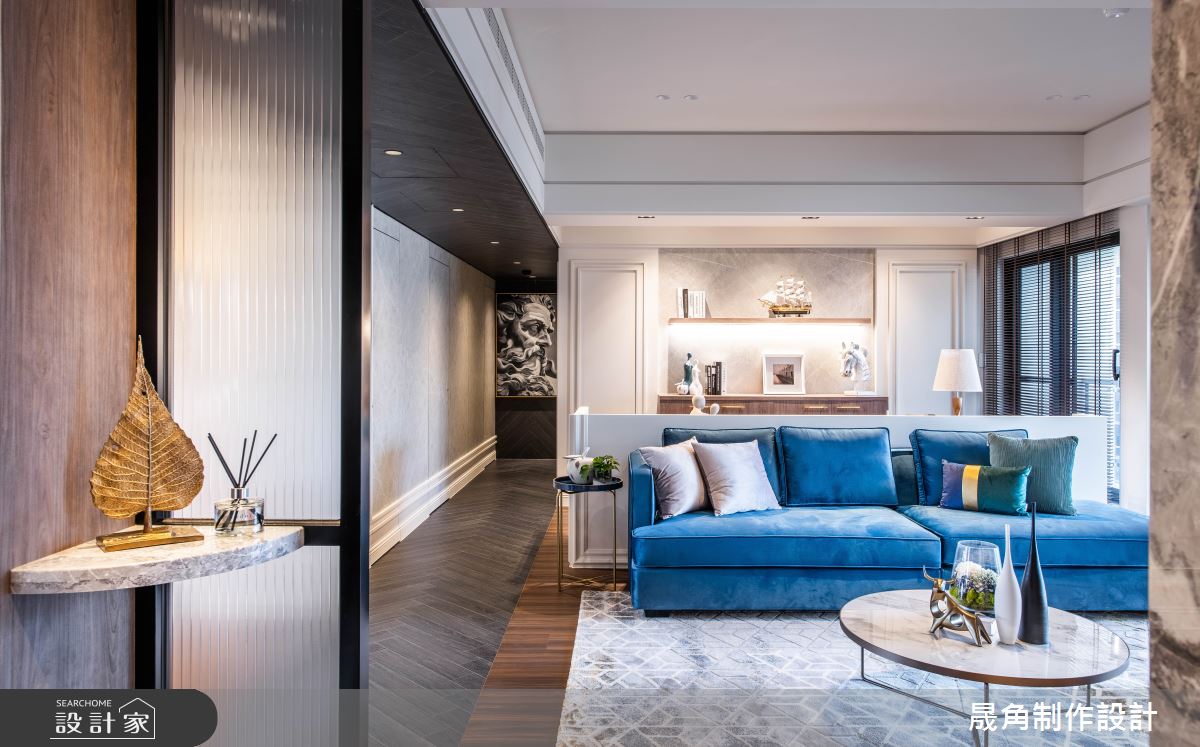 62坪新成屋(5年以下)＿新古典客廳案例圖片＿晟角制作設計有限公司＿晟角_碧凝青之3