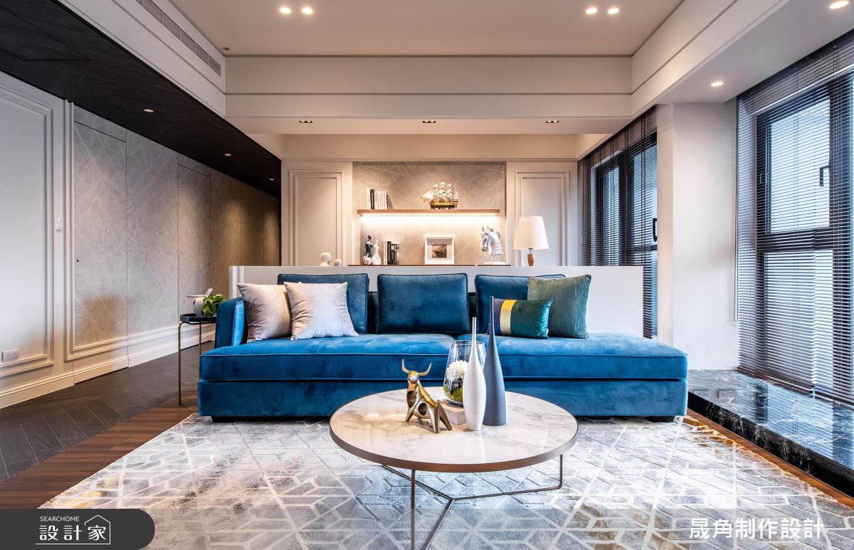 62坪新成屋(5年以下)＿新古典客廳案例圖片＿晟角制作設計有限公司＿晟角_碧凝青之4