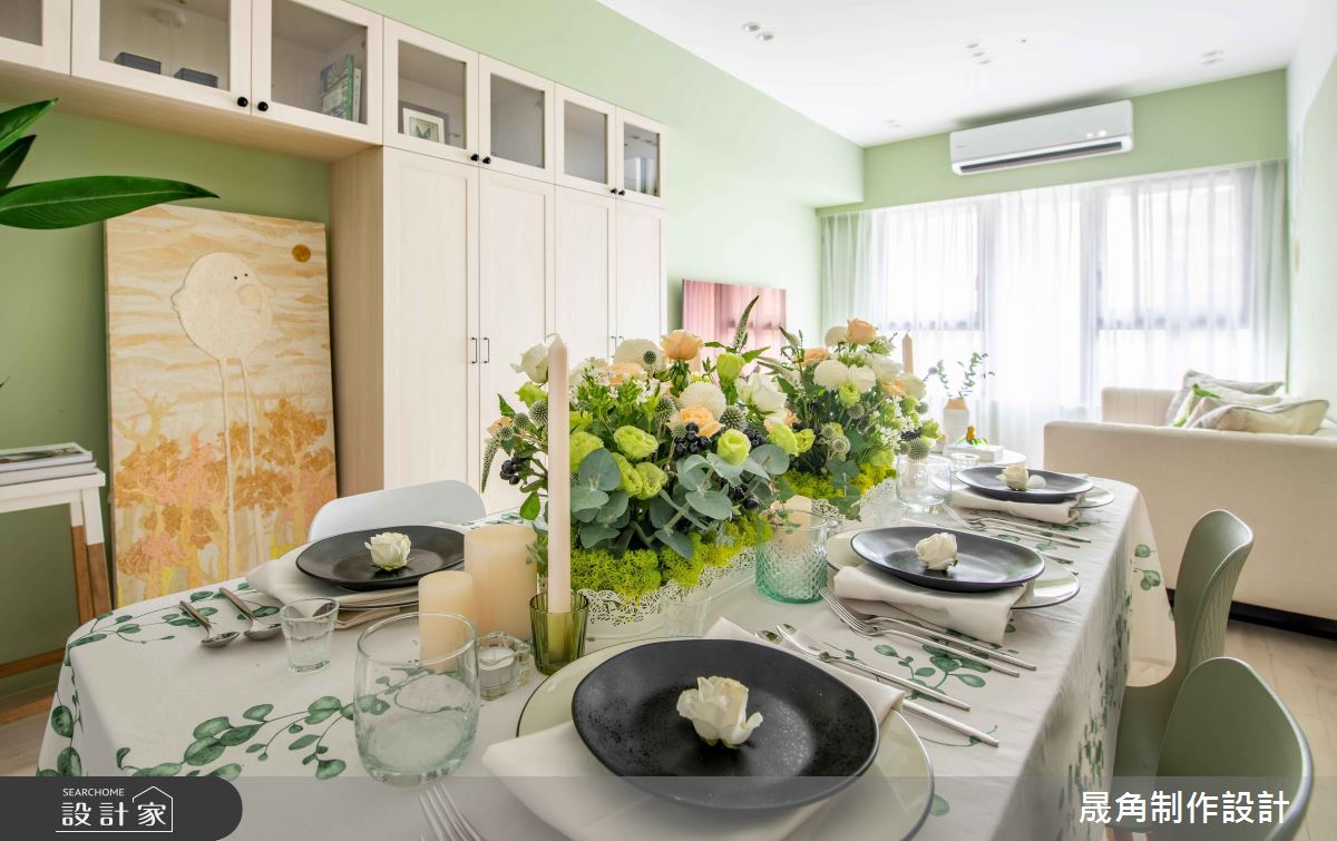 32坪新成屋(5年以下)＿北歐風餐廳案例圖片＿晟角制作設計有限公司＿晟角_蒔穗之9