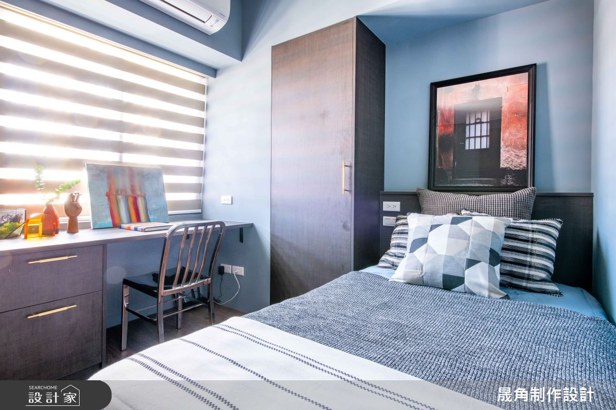 26坪老屋(16~30年)＿混搭風臥室案例圖片＿晟角制作設計有限公司＿晟角_手足之29