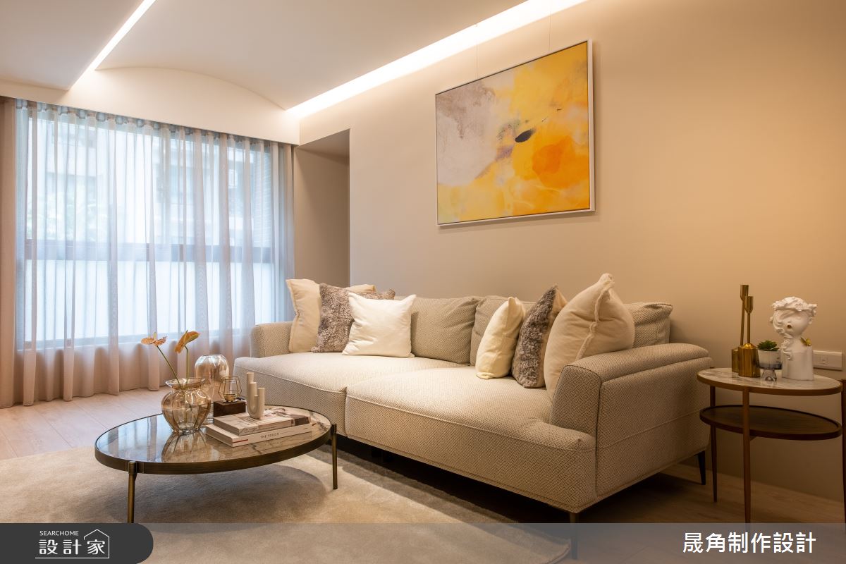 40坪中古屋(5~15年)＿飯店風客廳案例圖片＿晟角制作設計有限公司＿晟角_茉莉之10