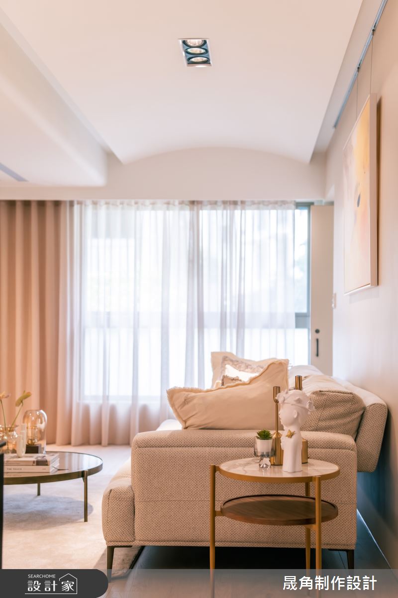 40坪中古屋(5~15年)＿飯店風客廳案例圖片＿晟角制作設計有限公司＿晟角_茉莉之11