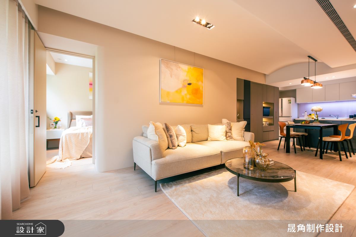 40坪中古屋(5~15年)＿飯店風客廳案例圖片＿晟角制作設計有限公司＿晟角_茉莉之15