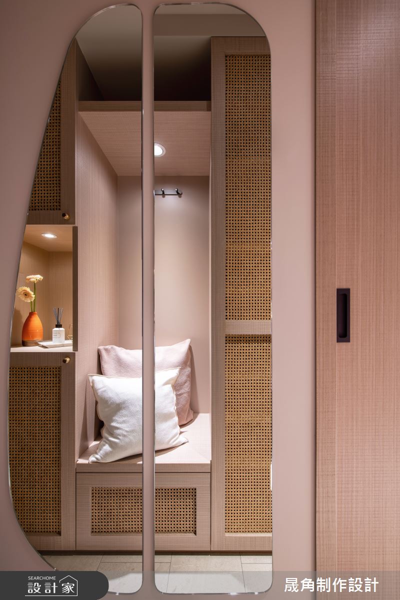 28坪老屋(41~50年)＿北歐風玄關案例圖片＿晟角制作設計有限公司＿晟角_桐月之2